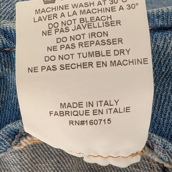 Retrofete Willa Skirt Womens S Light Wash Blue Denim Button Mini Skirt Festival - Picture 7 of 11